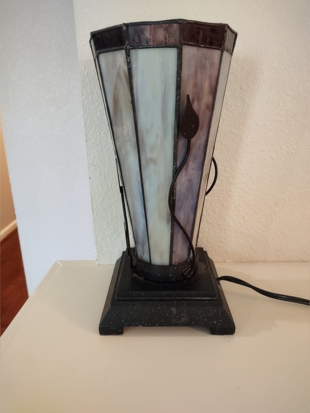 Stained Glass Uplight Touch Lamp Light